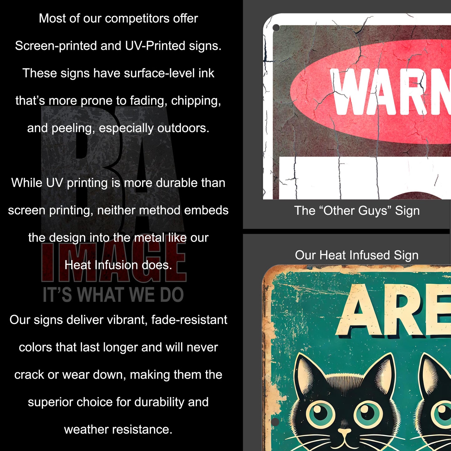 Funny Are You Pooping Cat Sign – 9x12 or 12x18 – Metal Aluminum Sign – for Cat Lovers – Indoor/Outdoor Use