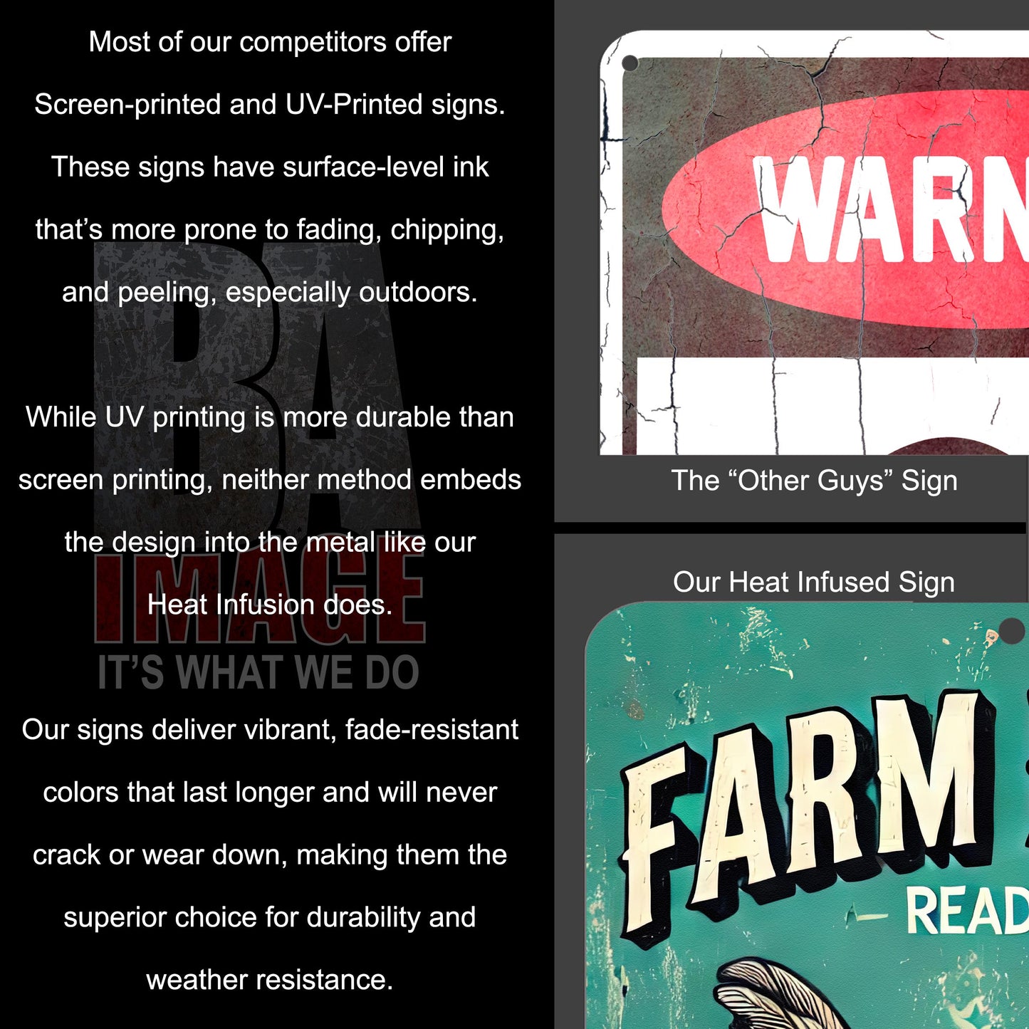 Farm Fresh Butt Nuggets – Funny Rustic Chicken Coop Metal Sign – 9x12 or 12x18 – Weatherproof – Indoor/Outdoor Use